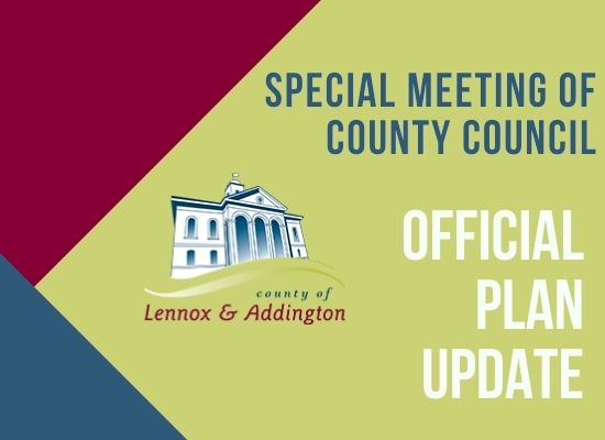 Special Meeting of County Council, Official Plan Update