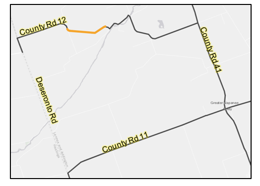 Cty Rd 12 Reconstruction Map