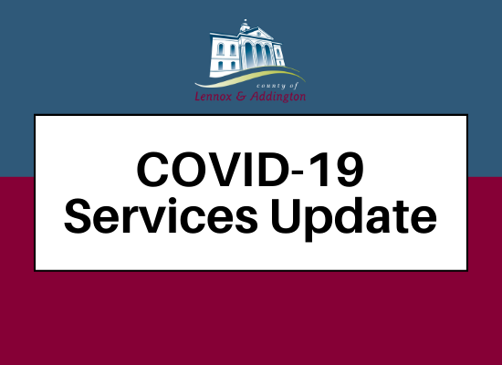 Covid-19 Services Update