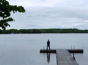 Beaver lake dock